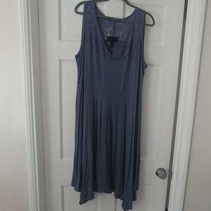 Gray sleeveless dress